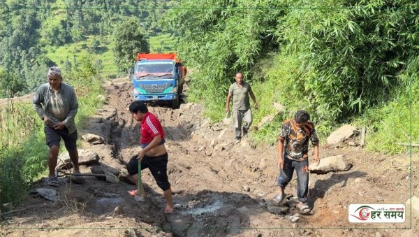रसुवा जोड्ने वैकल्पिक मार्गमा यात्रुलाई सास्ती