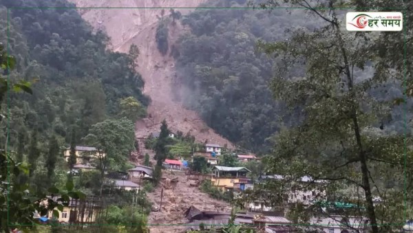 सिक्किमको रिम्बीमा भीषण पहिरो, ३० भन्दा बढी घर प्रभावित