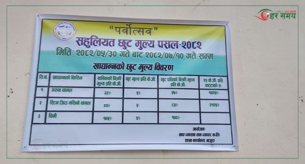 बाजुरामा चाडपर्वको चहलपहल : सुपथ मूल्य पसल सञ्चालनमा