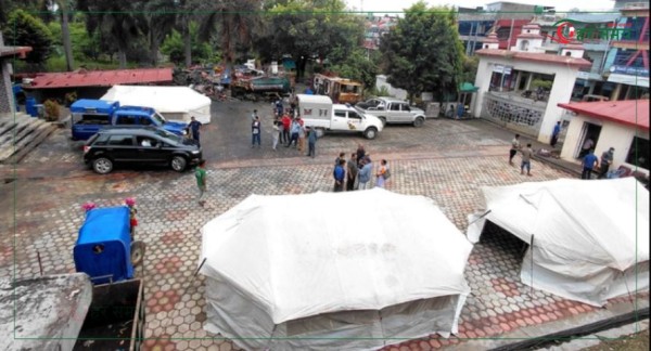 तुलसीपुर उपमहानगरपालिकामा आगजनीपछि त्रिपालमार्फत सेवा सुरु
