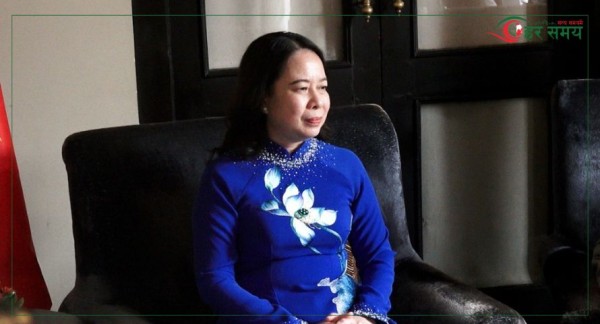 राष्ट्रपति पौडेल र भियतनामका उपराष्ट्रपति भो थि आन सुआन बिच भेटवार्ता हुँदै