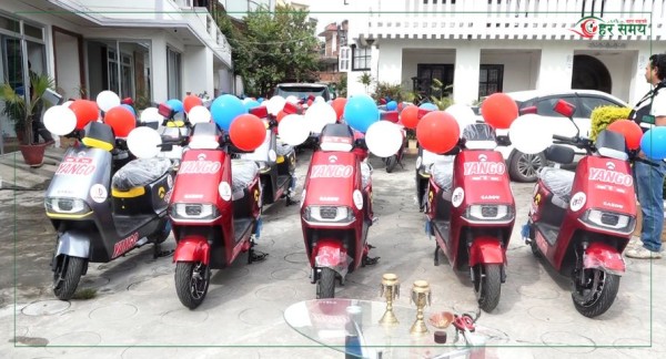 याङ्गो राइडरलाई एक हजारवटा स्कूटर उपलब्ध गराइने (भिडियोसहित)