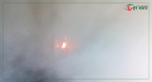 लम्कीमा जुत्ताचप्पलको गोदाममा आगलागी: ७० लाख बढीको क्षति