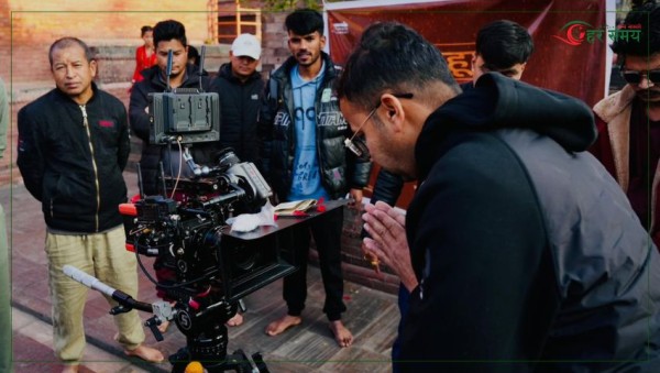 चलचित्र ‘बा : एक योद्धा’को छायांकन सुरु, पशुपतिनाथमा गरियो शुभ मुहूर्त