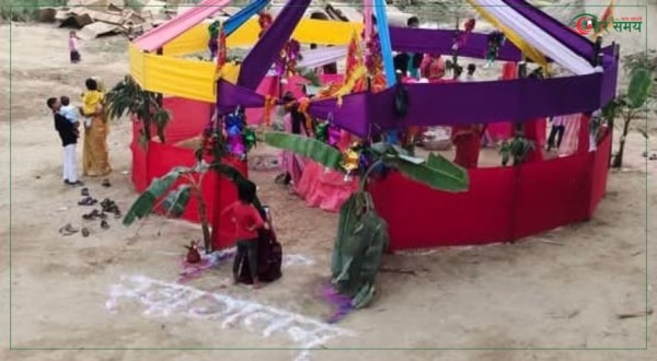 बिहान उदाउँदो सूर्यलाई अर्घ दिएसँगै चैती छठ सकियो 