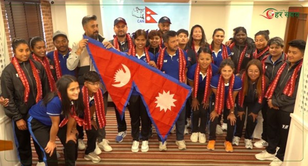 एसीसी राइजिङ स्टार्स महिला एसिया कपमा सहभागी हुने नेपाली टोलीलाई बिदाइ