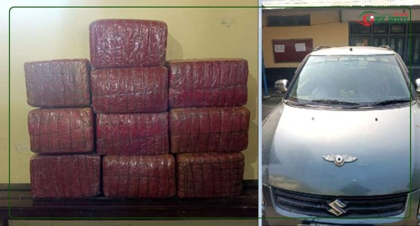 सय किलो भन्दा बढी गाँजासहित दुई पक्राउ