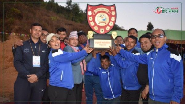 राजेश्वरी माविले सातौँ पटक उचाल्यो राष्ट्रपति रनिङ शिल्डको उपाधि