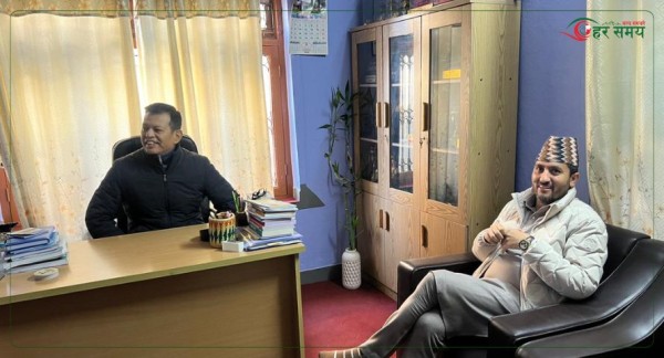 सञ्चार मन्त्री खरेल र बागमती प्रदेश सांसद श्रेष्ठबिच भेटवार्ता