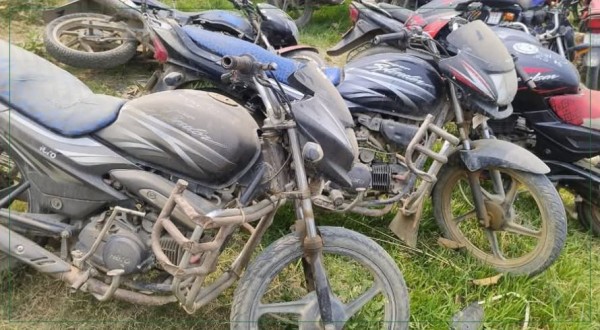 रौतहटमा चोरीको ५ थान मोटरसाइकल बरामद