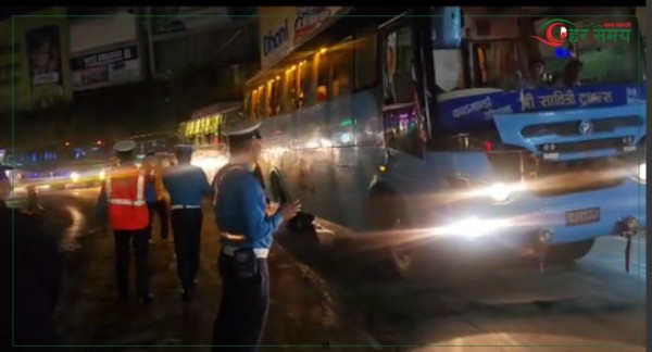 नागढुङ्गा सहितका नाकाहरूमा ट्राफिक प्रहरीको माइकिङ