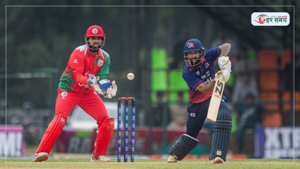 वर्षाले प्रभावित खेलमा ओमानसँग नेपाल १०२ रनले पराजित