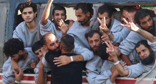 करिब दुई हजार प्यालेष्टिनी कैदी रिहा