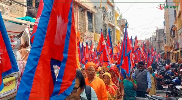 जनकपुरमा सरकारविरुद्ध प्रदर्शन, दुर्गा प्रसाईं रिहाइको माग 