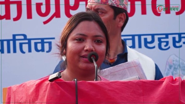 रास्वपा उपाध्यक्ष कांग्रेसको आमसभामा : ‘टुरिष्ट’लाई होइन राणालाई भोट दिन आग्रह