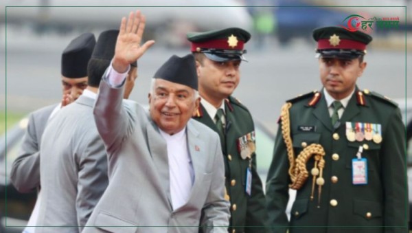 राष्ट्रपति पौडेल आज स्वदेश फर्कँदै