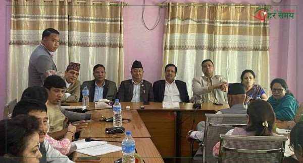 बागमती कांग्रेस संसदीय दल बैठक: अविश्वास प्रस्तावमाथि छलफल हुँदै