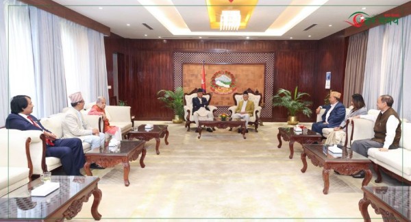 बालुवाटारमा सत्तारूढ दलको बैठक जारी