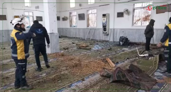 सिरियामा मस्जिदमा विस्फोट हुँदा कम्तीमा ८ जनाको मृत्यु करिब २० व्यक्ति घाइते