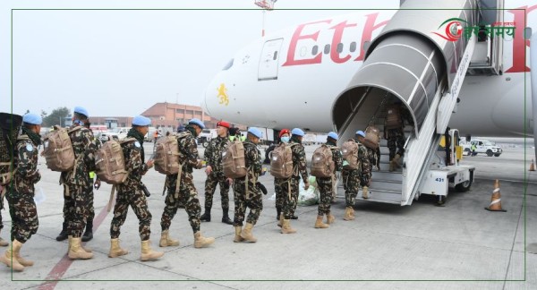 दक्षिण सुडानमा नेपाली शान्ति सैनिकको अदलीबदली
