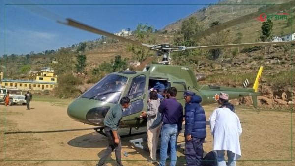 हुम्ला र कालिकोटबाट दुई सुत्केरीको हवाई उद्धार