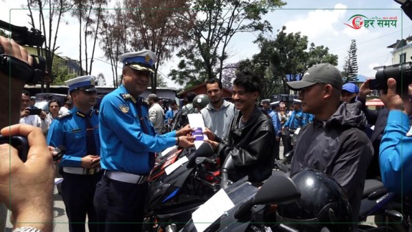 हराएका ६५ वटा मोटरसाइकल धनीलाई फिर्ता