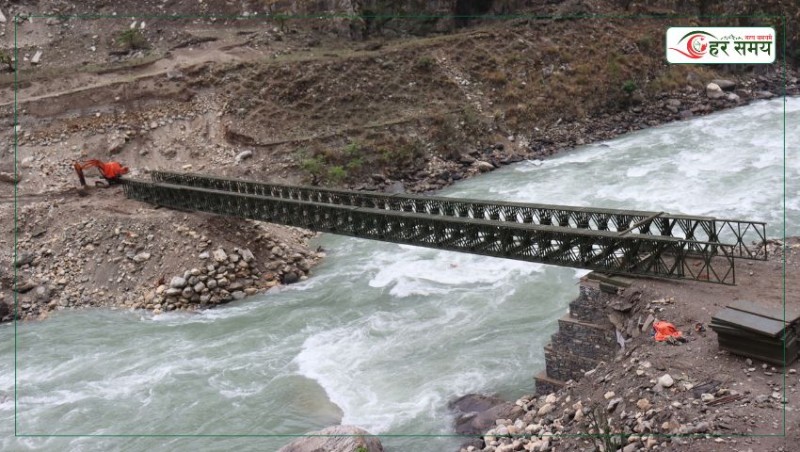 मुगुको नेरघाटमा बेलीब्रिज निर्माण, झोलुङ्गे पुलको जोखिमबाट स्थानीयबासी मुक्त (भिडियोसहित)