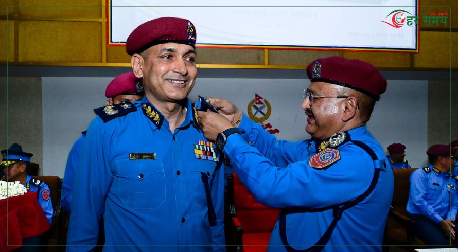 ६ जना एआइजीलाई दर्ज्यानी चिन्ह प्रदान 