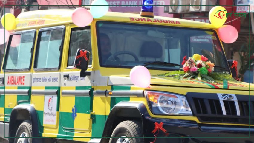 बिरामी बोकेर गएको एम्बुलेन्स दुर्घटना: दुईको मृत्यु, दुई घाइते 