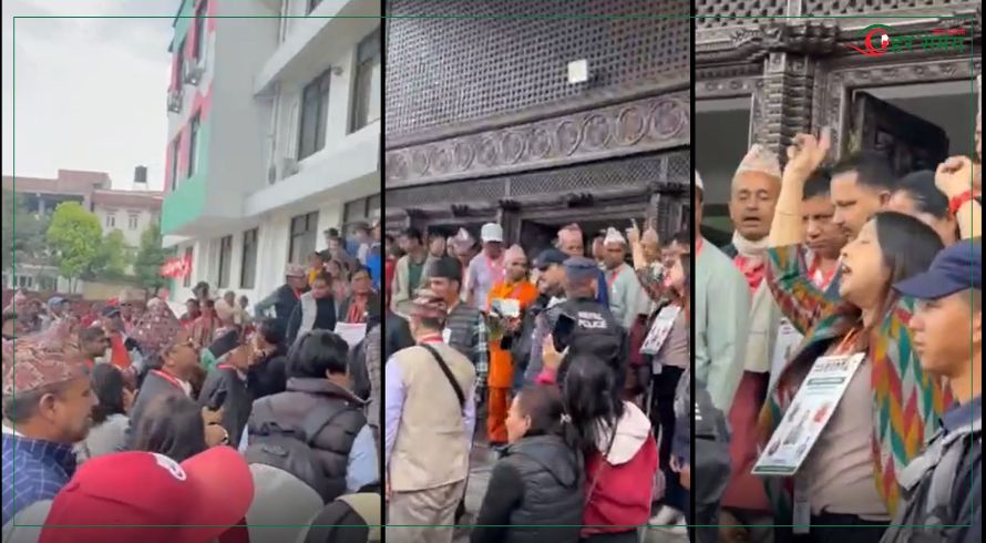 अपांग संघको महाधिवेशनमा मधु आचार्यविरुद्ध लाग्यो नाराबाजी, अपांगतामैत्री भोटिङ मेसिनको माग (भिडियोसहित)