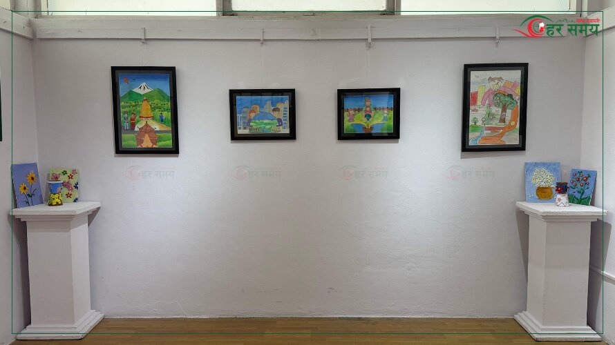 निर्भानाका विद्यार्थीका कलाले भरियो बबरमहल