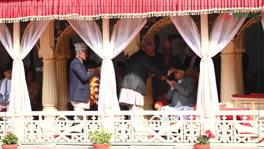 राष्ट्रपतिद्वारा श्रीपञ्चमीको अवसरमा वसन्त श्रवण