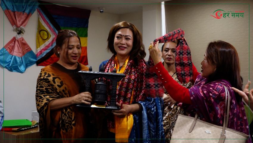 भूमिका श्रेष्ठलाई ब्लू डाइमण्ड सोसाइटीद्वारा सम्मान