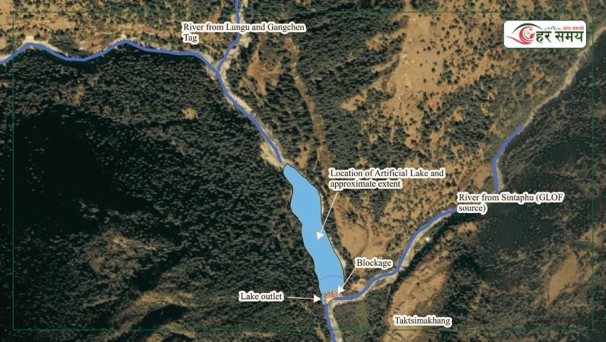 उपकरण जडान गरेर निगरानीमा थियो भुटानमा विस्फोट भएको हिमताल