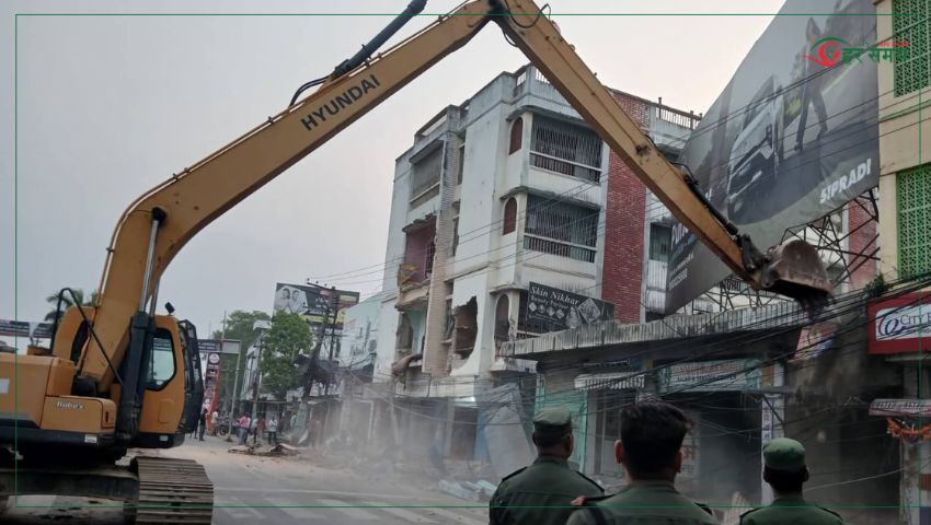 वीरगन्जमा पनि डोजर चल्यो