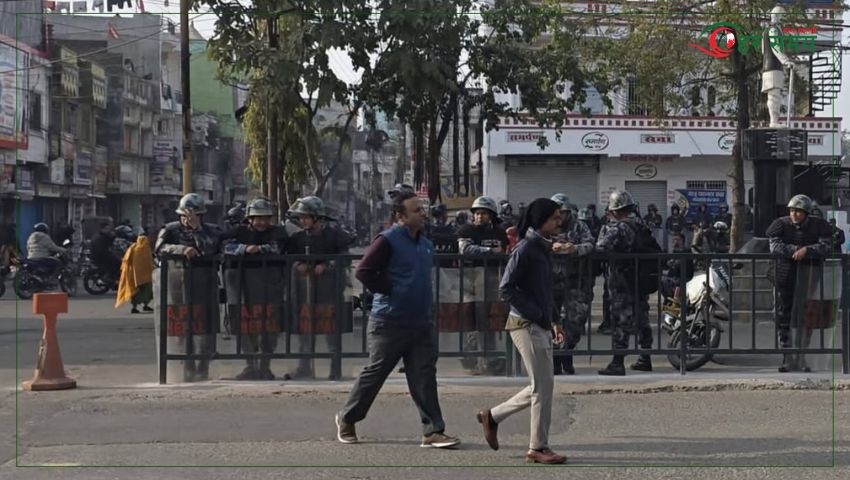 निषेधाज्ञाकै बीच वीरगञ्जमा झडप र प्रदर्शनः पत्रकारमाथि आक्रमण, तीनजना पक्राउ