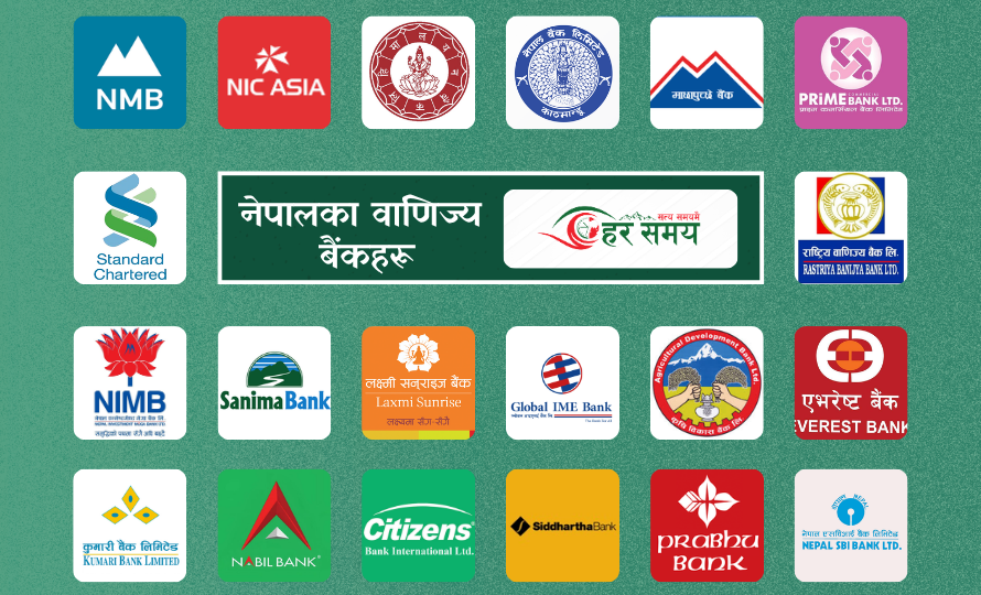 वाणिज्य बैंकहरुको नयाँ ब्याजदर सावर्जनिक