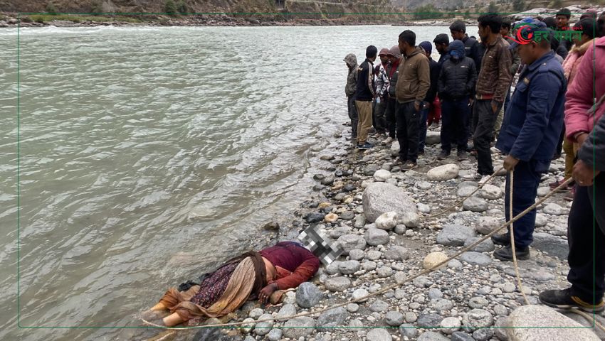 मुगु कर्णाली नदीमा महिला मृत फेला