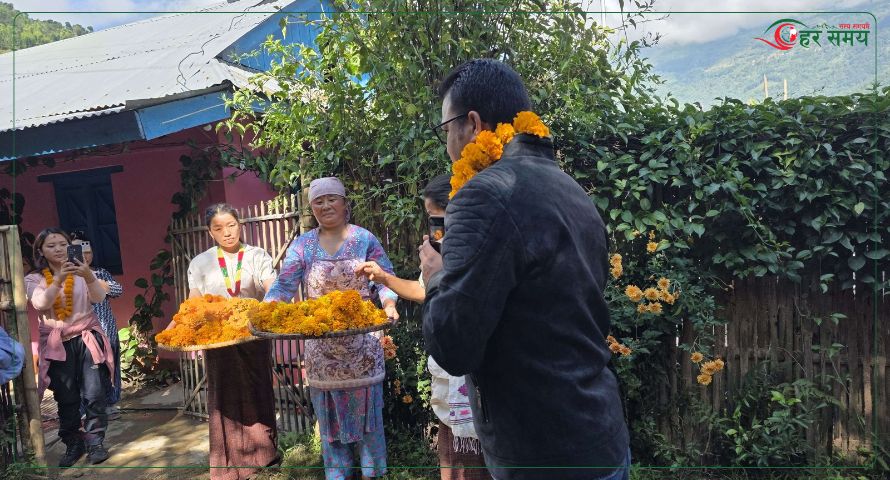स्याउले सिप्टिङ होमस्टे : जहाँ रातो टीका–माला र मह मिसाइएको पानीले स्वागत गरिन्छ 