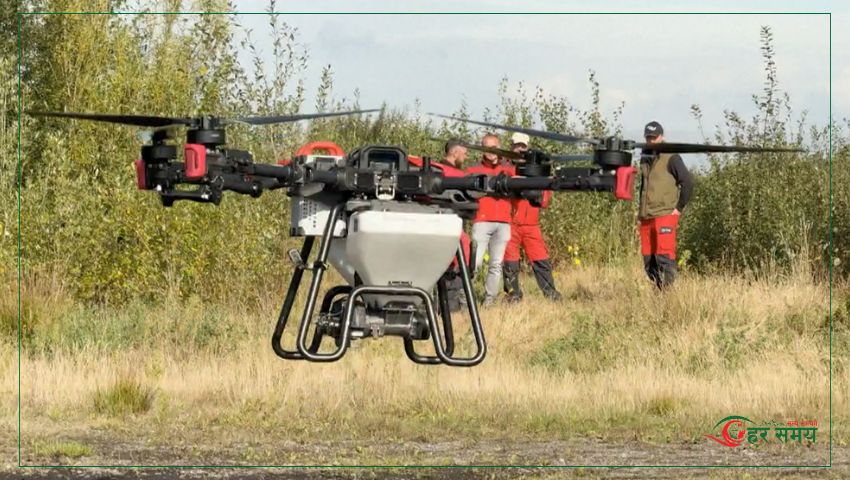 बेलायतमा चिनियाँ कृषि ड्रोनहरू लोकप्रिय