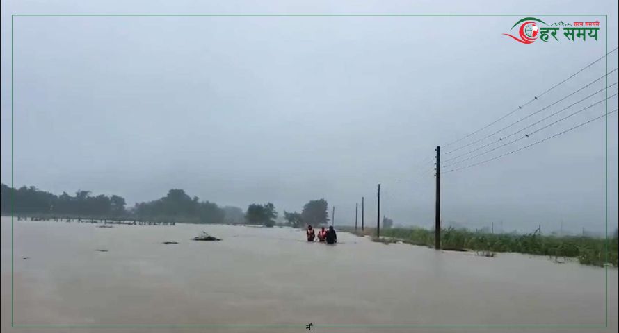 मोरङमा वर्षापछिको विपत्ति : सयौं परिवार सुरक्षित स्थानमा सारिए