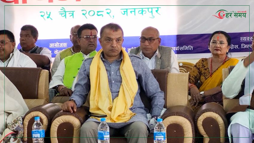 नेपाली कांग्रेस रिभाइभ हुन्छ : गगन थापा (भिडियोसहित)
