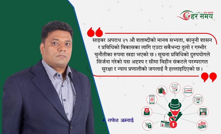 डिजिटल युगमा साइबर अपराध र राष्ट्रिय सुरक्षा