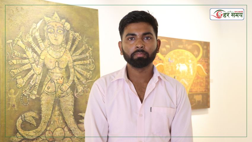 हरे राम यादव जो काठमाडौंलाई देखाइरहेछन् मिथिलाको कला संस्कृति (भिडियोसहित)