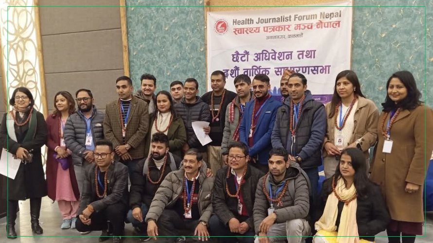 स्वास्थ्य पत्रकार मञ्चको अध्यक्षमा भिषा काफ्ले निर्वाचित