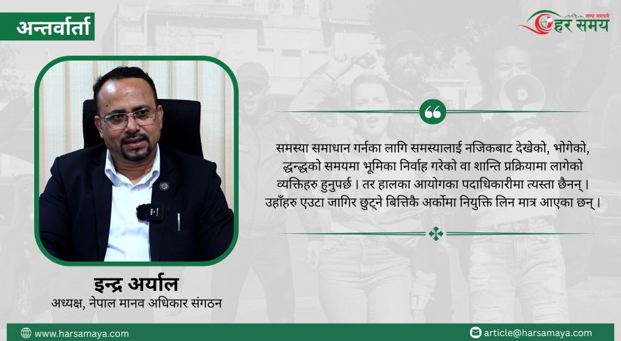 ‘सरकारले व्यक्तिको अधिकार दानमा दिएको जस्तो गर्छ’ (भिडियोसहित)