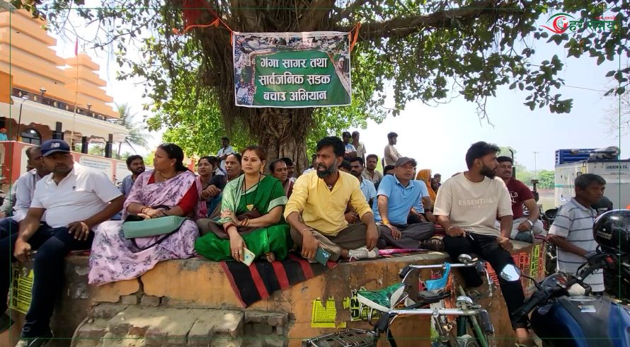 जनकपुरमा शालिक निर्माण विवाद :  एकातिर भूमिपुजन अर्कोतिर नाराबाजी (भिडियोसहित)