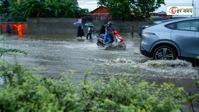 माइतीघर क्षेत्र जलमग्न
