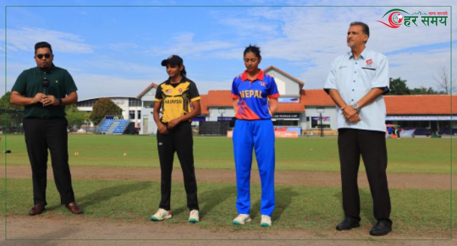 अन्तर्राष्ट्रिय टी–२० शृङ्खलाः नेपाल र मलेसिया फाइनल खेल खेल्दै