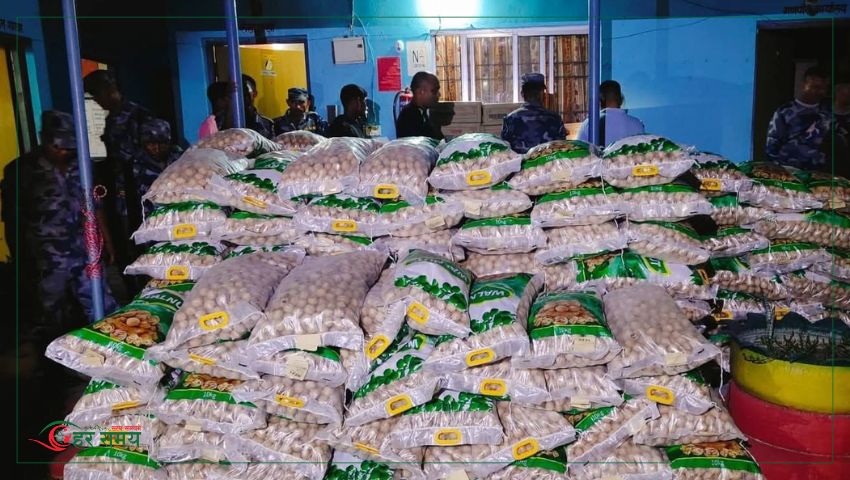 ४० लाखभन्दा बढी मूल्यको अवैध सामानसहित ट्रक नियन्त्रणमा